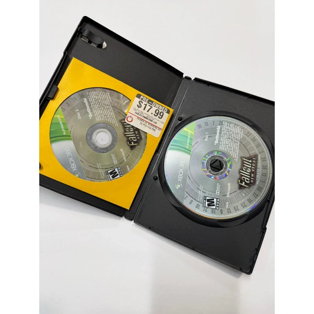 Fallout New Vegas Ultimate Edition Xbox 360 Platinum Hits 2-Disc Set Complete